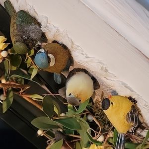 4 Sm Resin Birds
